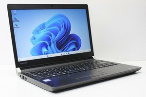 1円スタート ノートパソコン Windows11 第7世代 Core i5 東芝 dynabook R73 メモリ8GB SSD256GB Windows10 カメラ 軽量 コンパクト