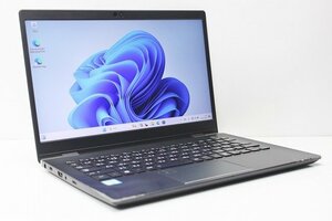 1 иен старт ноутбук Windows11 Toshiba dynabook G83 no. 8 поколение Core i5 8250U SSD256GB память 8GB Windows10 камера 13.3 дюймовый тонкий 