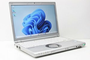 1円スタート ノートパソコン Windows11 Panasonic レッツノート CF-SZ6 DVDマルチ 第7世代 Core i5 SSD256GB メモリ8GB カメラ Windows10