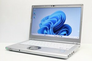 1円スタート ノートパソコン Windows11 Panasonic レッツノート CF-LV7 第8世代 Core i5 SSD256GB メモリ8GB Windows10 14インチ カメラ