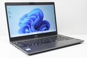 ノートパソコン Windows11 中古 富士通 LIFEBOOK U937 薄型 軽量799g 第7世代 Core i5 SSD128GB メモリ4GB Windows10 カメラ 13.3