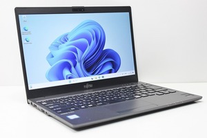 ノートパソコン Windows11 中古 富士通 LIFEBOOK U937 薄型 軽量799g 第7世代 Core i5 SSD128GB メモリ4GB Windows10 カメラ 13.3