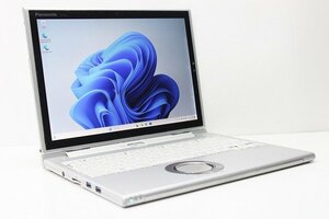 1円スタート ノートパソコン Windows11 2in1PC 第7世代 Core i5 Panasonic レッツノート CF-XZ6 Windows10 SSD256GB メモリ8GB カメラ