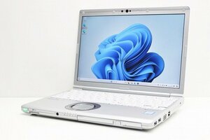 1円スタート ノートパソコン Windows11 Panasonic レッツノート CF-SV7 DVDマルチ 第8世代 Core i5 SSD256GB メモリ8GB Windows10 カメラ