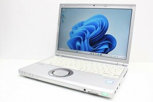 1円スタート ノートパソコン Windows11 Panasonic レッツノート CF-SZ6 第7世代 Core i5 SSD256GB メモリ8GB 12.1 Windows10 カメラ