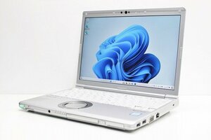 1円スタート ノートパソコン Windows11 Panasonic レッツノート CF-SV7 DVDマルチ 第8世代 Core i5 SSD256GB メモリ8GB Windows10 カメラ