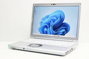 1円スタート ノートパソコン Windows11 Panasonic レッツノート CF-SV8 第8世代 Core i5 SSD256GB メモリ8GB Windows10 カメラ