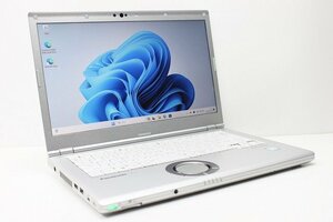 1円スタート ノートパソコン Windows11 Panasonic レッツノート CF-LV7 第8世代 Core i5 SSD256GB メモリ8GB Windows10 14インチ カメラ