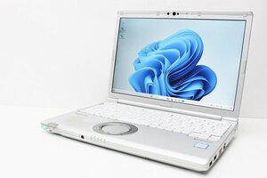 1円スタート ノートパソコン Windows11 Panasonic レッツノート CF-SV7 メモリ8GB 第8世代 Core i5 SSD256GB Windows10 12.1 カメラ