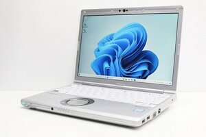 1円スタート ノートパソコン Windows11 Panasonic レッツノート CF-SV7 メモリ8GB 第8世代 Core i5 SSD256GB Windows10 12.1 カメラ