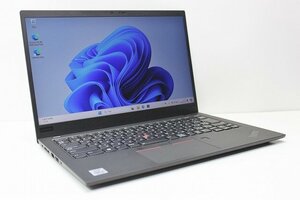 1 иен старт ноутбук Windows11 high-spec Lenovo ThinkPad X1Carbon Gen8 20UAS4J000 no. 10 поколение Core i5 память 16GB SSD256GB