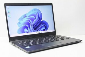 1 иен старт ноутбук Windows11 Toshiba dynabook G83 no. 8 поколение Core i5 8250U SSD256GB память 8GB Windows10 камера 13.3 дюймовый тонкий 