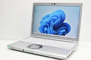 1円スタート ノートパソコン Windows11 Panasonic レッツノート CF-SV7 DVDマルチ 第8世代 Core i5 SSD256GB メモリ8GB Windows10 カメラ