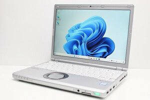 1円スタート ノートパソコン Windows11 Panasonic レッツノート CF-SZ6 第7世代 Core i5 SSD256GB メモリ8GB 12.1 Windows10 カメラ