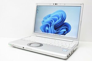 1円スタート ノートパソコン Windows11 Panasonic レッツノート CF-SV7 メモリ8GB 第8世代 Core i5 SSD256GB Windows10 12.1 カメラ