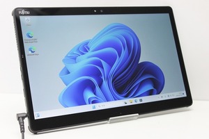 タブレットPC Windows11 中古 激安特価 富士通 ARROWS Tab Q738 第7世代 Core i3 SSD128GB メモリ4GB Windows10 カメラ 13.3インチ