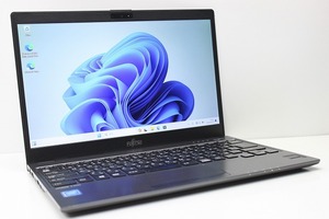 ノートパソコン Windows11 中古 激安特価 富士通 LIFEBOOK U937 SSD128GB メモリ4GB Celeron 3965U 13.3インチ カメラ 薄型 軽量