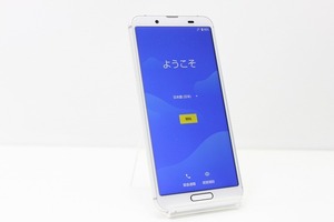 docomo SHARP AQUOS sense3 SH-02M SIMロック解除済み SIMフリー Android スマートフォン 残債なし 64GB シルバー