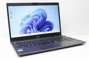 ノートパソコン Windows11 中古 激安特価 富士通 LIFEBOOK U937 SSD128GB メモリ4GB Celeron 3965U 13.3インチ カメラ 薄型 軽量