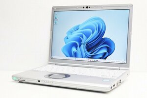 1円スタート ノートパソコン Windows11 Panasonic レッツノート CF-SV7 メモリ8GB 第8世代 Core i5 SSD256GB Windows10 12.1 カメラ