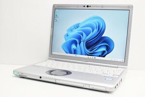 1円スタート ノートパソコン Windows11 Panasonic レッツノート CF-SV7 DVDマルチ 第8世代 Core i5 SSD256GB メモリ8GB Windows10 カメラ