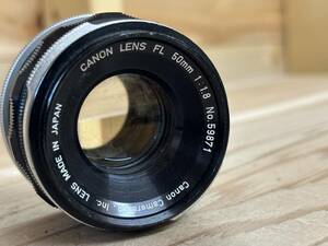 CANON LENS FL 50mm　1:1.8