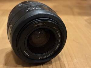 MINOLTA AF ZOOM 0.5m/1.6ft 35-70mm 1:3.5(22)-4.5 