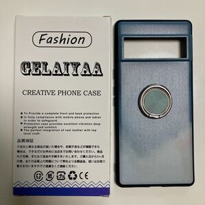 Google pixel 6Pro ケータイカバー スマホカバー スモーキーブルー