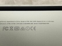 ●●【ジャンク】Apple MacBook Pro A1708 / CPU不明 / メモリオンボード / HDDなし / 通電OK・すぐに落ちる【 ノートパソコンITS JAPAN 】_画像10