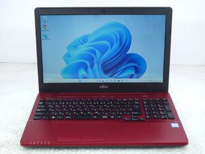 ●富士通 FUJITSU LIFEBOOK AH45/X / Core i3 6100U / 4GBメモリ / 1TB HDD / 15.6型 / Windows11 Home【 中古ノートパソコンITS JAPAN 】