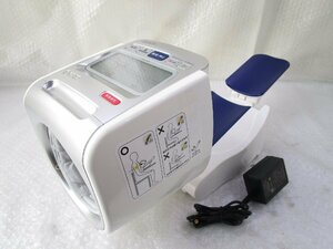◎展示品 オムロン OMRON HEM-1020 スポットアーム 上腕式血圧計 デジタル自動血圧計 アダプター付き w51712