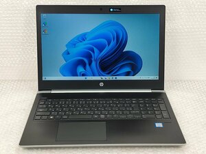 ●HP ProBook 450 G5 / i7-8550U / 8GBメモリ / 128GB M.2 / 15.6型 / Windows 11 Pro【 中古ノートパソコンITS JAPAN 】