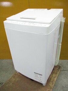 ☆TOSHIBA 東芝 ZABOON 全自動洗濯機 8.0kg ウルトラファインバブル洗浄 自動お掃除モード AW-8D8 2019年製 付属品あり 直接引取OK w565