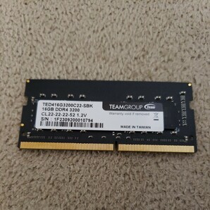 16GB DDR4 3200 ノートPC用メモリ TEAMGROUP