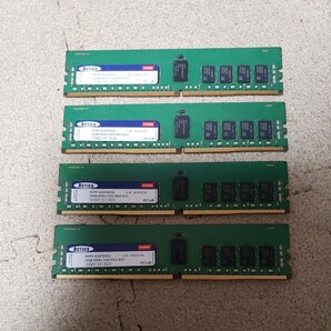 64GB 16GBx4 DDR4 2400 ECC ワークステーション サーバー用