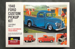 @中古絶版模型堂 モノグラム 1/24 1940フォードカスタム ピックアップキット MONOGRAM '40 FORD CUSTOM PICKUP KIT フォード トラック