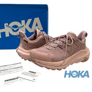 新品 HOKA ONE ONE U KAHA 2 LOW GTX ホカ オネオネ 防水 ヌバックレザー ハイキングシューズ GORE-TEX ローカットスニーカー US9.5 正規品