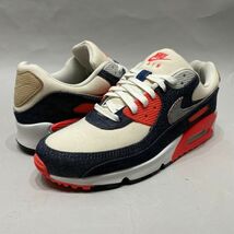 新品 正規品 DENHAM × NIKE AIR MAX 90 INFRARED デンハム×ナイキ CU1646-400 エア マックス ローカット デニムスニーカー シューズ US10_画像2