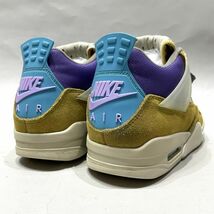 正規品 Union×Nike Air Jordan 4 RETRO SP Desert Moss ユニオン×ナイキエアジョーダ レトロ スペシャル コラボ ハイカット US8.5_画像4