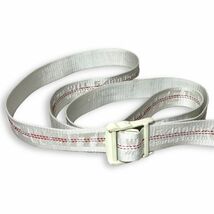 正規品 OFF-WHITE Industrial Belt White 19ss オフホワイト インダストリアル ジャガード織り ロゴ ベルト イタリア製 ホワイト_画像2