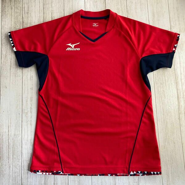 おしゃれ　Mizuno 卓球ユニフォーム　ウエアジャージ　レディースS 可愛い JTTA 半袖Tシャツ