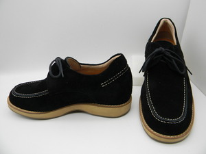 ■★【 NORDNI 】◆ 革靴（２４．５ｃｍ）黒 スエード ウォーキングシューズ 日本製
