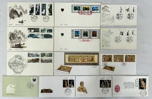 AZ-929 rare China stamp First Day Cover F.D.C. seal settled 6 kind T53 1980 year katsura tree . mountain T89 T89M Tang beautiful person 1984 year T56 1980 year ... garden T58 1981. other 