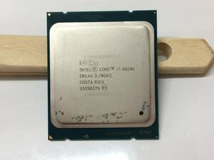 B2865)Intel Core i7-4820K 3.7GHz LGA2011 SR1AU 中古動作品