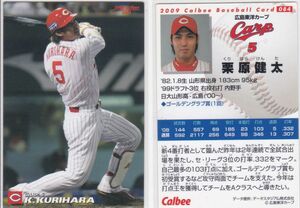 ●2009カルビー 【栗原 健太】 BASEBALL CARD No.０８４：広島 R2