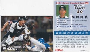 ●2004カルビー【矢野 輝弘】 BASEBALL CARD No.０４２：阪神 R