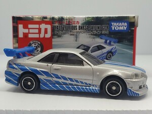 中古美品★ドリームトミカ NO.150 FAST&FURIOUS ワイルドスピード 日産 スカイライン GT-R BNR34★タカラトミー ミニカー