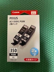 ■キャノン製 純正インクカードリッジ BCI-350XLPGBK　黒（大容量）