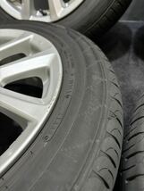 ★185/60R15 DUNLOP/ENASAVE EC204 22年製 ホンダ フィット 純正 OP モデューロ 15インチ 6J ＋50 100 4H 夏タイヤ 4本 (南2-F667)_画像5