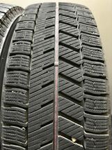 ★155/65R14 BRIDGESTONE/VRX3 21年製 WAREN 14インチ 4.5J ＋45 100 4H スタッドレス 4本 N-BOX スペーシア 等 (南1-F670)_画像9